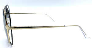 Vanni Vs4311 C401 - occhiale da Sole Nero e Oro foto laterale