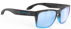 Rudy Project Spinhawk Black Fade 316842 - occhiale da Sole Blu foto laterale