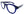 Indie Eyewear 1401 C845  - occhiale da Vista Blu foto laterale