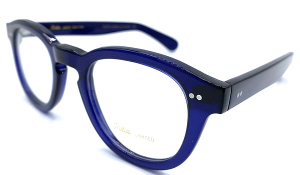 Indie Eyewear 1401 C845  - occhiale da Vista Blu foto laterale