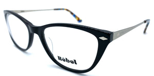 Rebel Nv3143C1  - occhiale da Vista Nero foto laterale