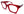 Indie Eyewear 403 C1462  - occhiale da Vista Rosso foto laterale