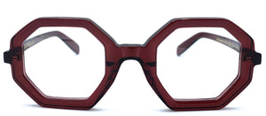 UniqueDesignMilano Atena C30  - occhiale da Vista Rosso foto frontale