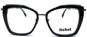 Rebel Clara C1  - occhiale da Vista Nero foto frontale