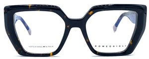 Romeo Gigli Rgv 109 D - occhiale da Vista Avana maculato foto frontale