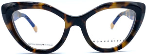 Romeo Gigli Rgv 110 D - occhiale da Vista Avana maculato foto frontale