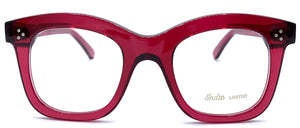 Indie Eyewear 1392 C106  - occhiale da Vista Rosso foto frontale