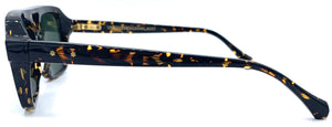UniqueDesignMilano Frame 20  - occhiale da Sole Marrone maculato foto laterale