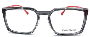 Xaviergarcia Gabo C01  - occhiale da Vista Nero e Rosso foto frontale