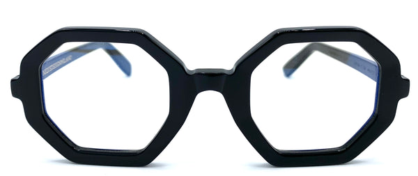 UniqueDesignMilano Atena C 04 - occhiale da Vista Nero foto frontale