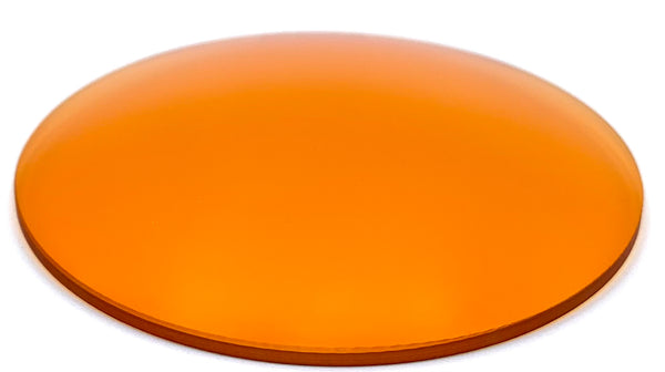 Orange pair of tinted lenses