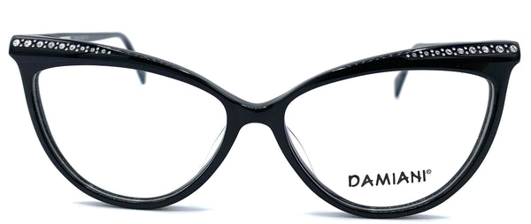 Damiani St215 c34  - occhiale da Vista Nero foto frontale
