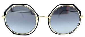 Vanni Vs4310 C401 - occhiale da Sole Nero e Oro foto frontale