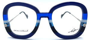 Lio Ivc 1116 C02 - occhiale da Vista Blu foto frontale