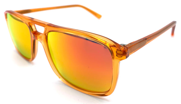 Indie Eyewear 1402 C893 - occhiale da Sole Arancione foto frontale