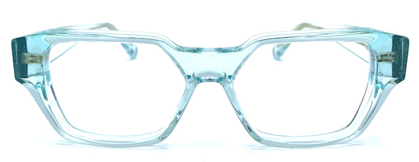 UniqueDesignMilano Mason jar C 54 - occhiale da Vista Azzurro foto frontale