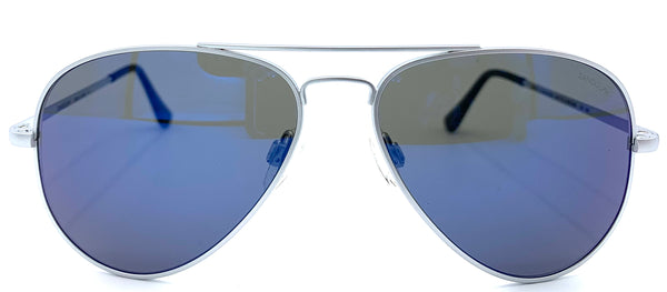 Randolph Concorde Matte Chrome CR176 3N - occhiale da Sole Argento foto frontale