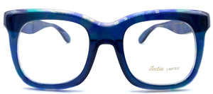 Indie Eyewear 1446 C492  - occhiale da Vista Blu foto frontale