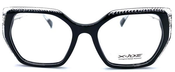 X-ide Degas C1  - occhiale da Vista Nero foto frontale