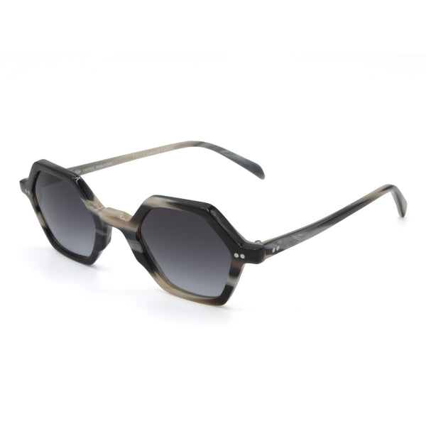 Indie Eyewear Desert - occhiale da Sole Nero e Grigio foto frontale